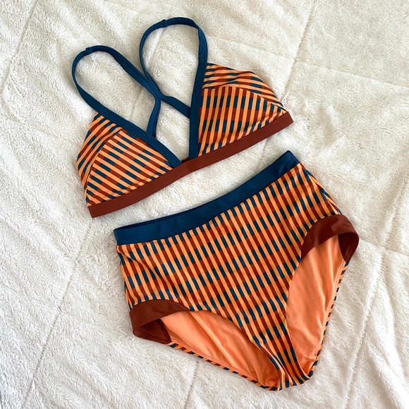 Prana Other - Prana Bikini in Liqueur Block Party - Size Small